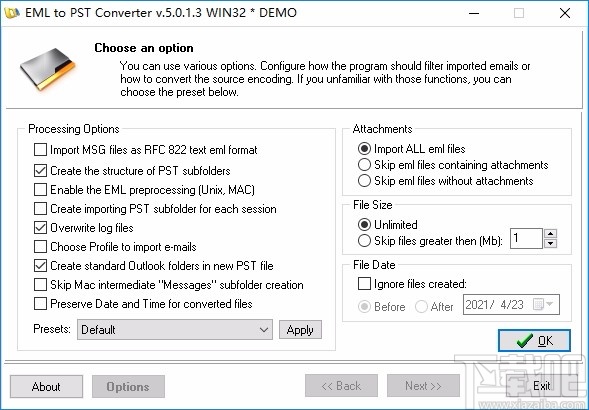 EML to PST Converter(EML到PST转换器)