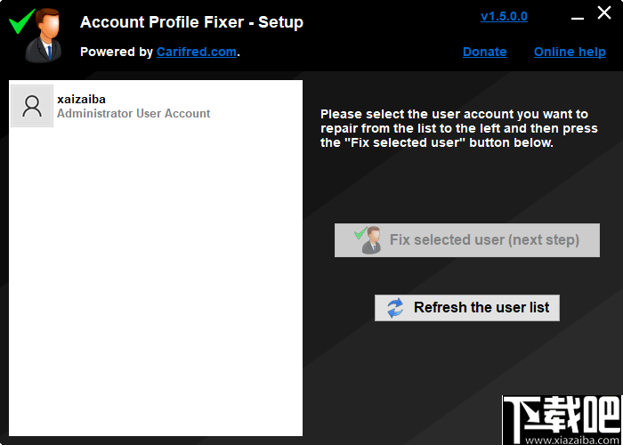 Account Profile Fixer(帐户设定档修复工具)