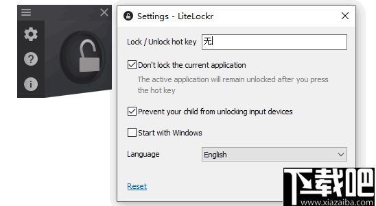 LiteLockr(锁定键盘鼠标工具)