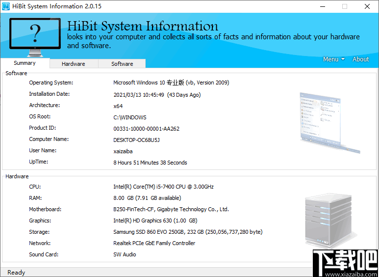 HiBit system information(系统硬件和软件信息采集软件)