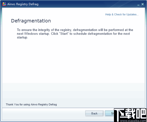 Ainvo Registry Defrag(注册表碎片整理软件)