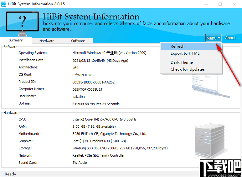 HiBit system information(系统硬件和软件信息采集软件)