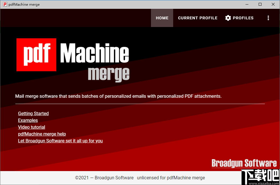 PdfMachine merge(PDF邮件附件合并软件)