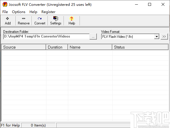 Jocsoft FLV Converter(多功能FLV转换器)