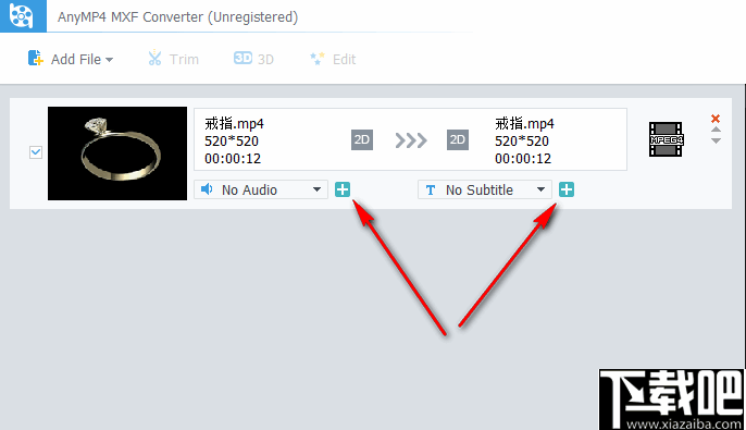 AnyMP4 MXF Converter(MXF文件转换器)