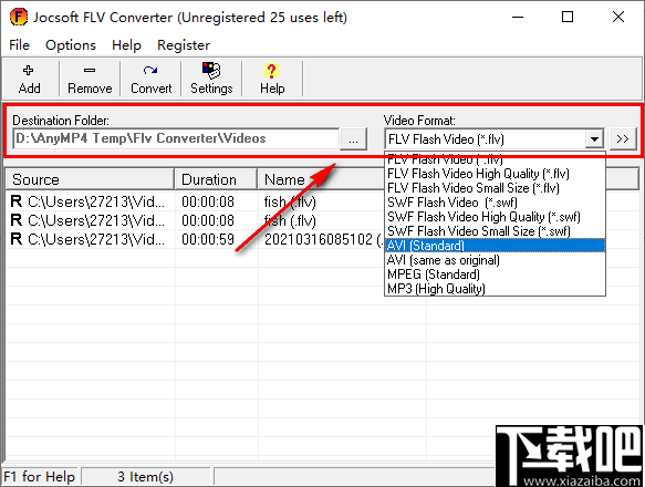 Jocsoft FLV Converter(多功能FLV转换器)