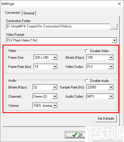 Jocsoft FLV Converter(多功能FLV转换器)