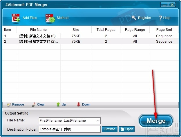 4Videosoft PDF Merger(PDF文件合并工具)