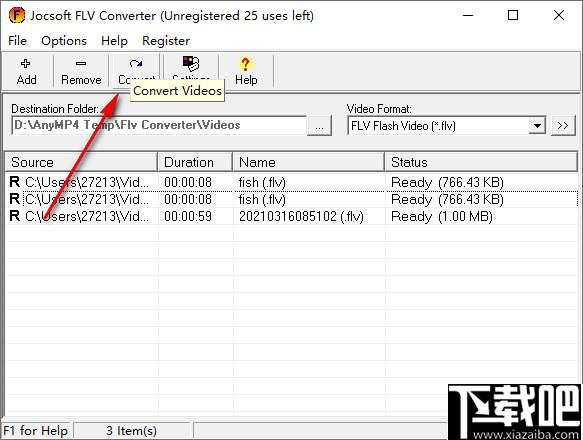 Jocsoft FLV Converter(多功能FLV转换器)