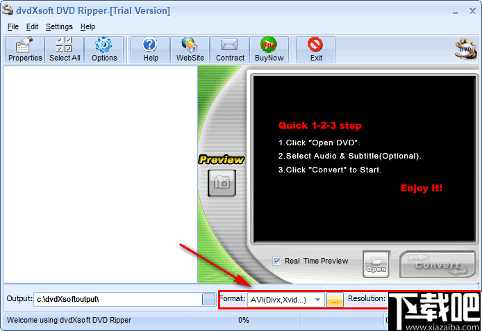 dvdXsoft DVD Ripper(DVD翻录工具)