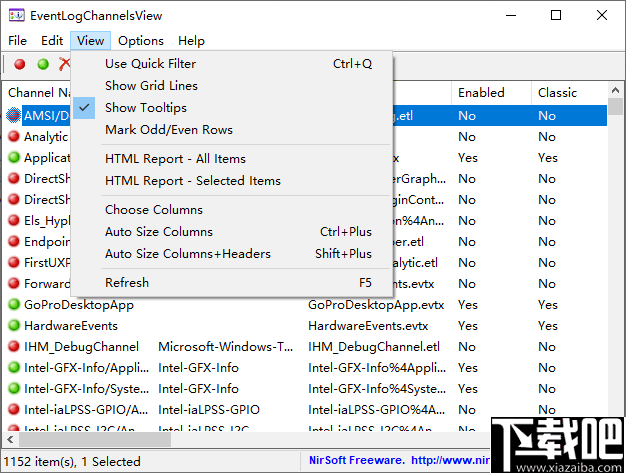 EventLogChannelsView(日志查看/禁用/启用/清除工具)