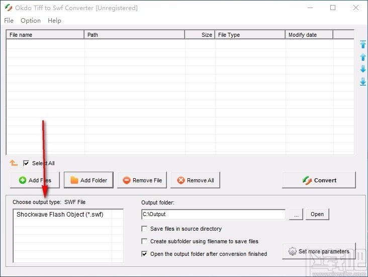 Okdo Tiff to Swf Converter(Tiff图像转Swf工具)