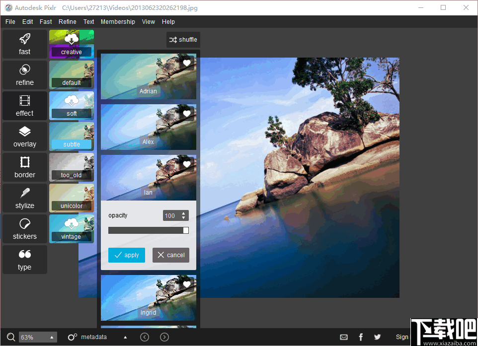 autodeskpixlr多功能图像处理软件v1110免费版