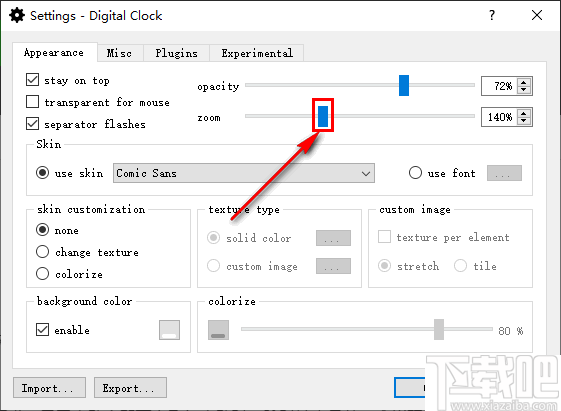 digital clock(桌面数字时钟)