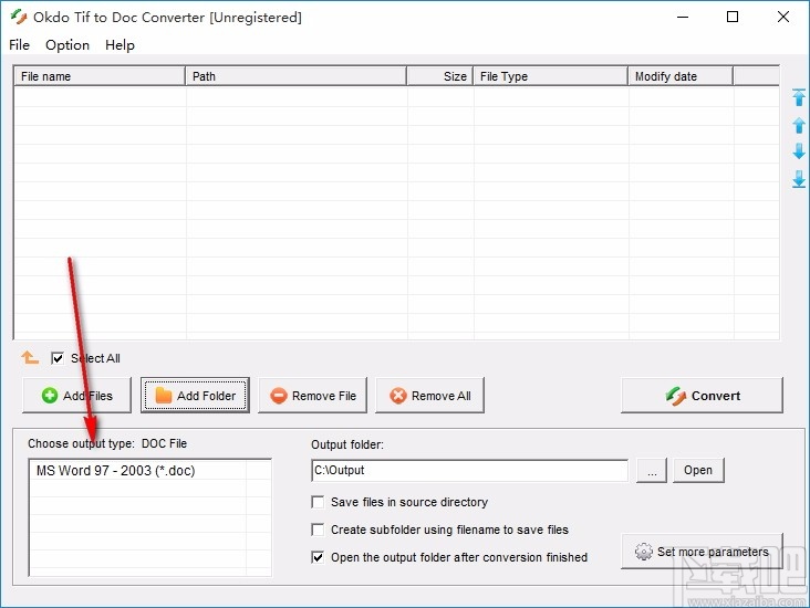 Okdo Tif to Doc Converter(Tif转Doc工具)