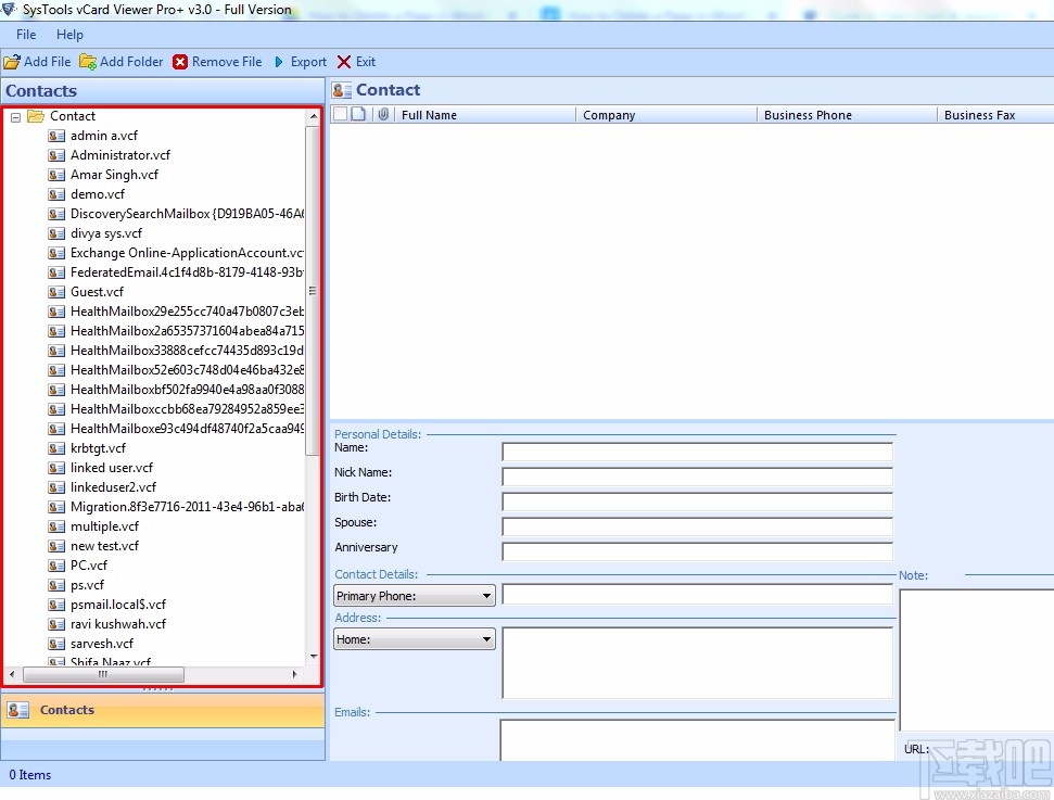 SysTools vCard Viewer Pro(vCard查看器)