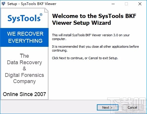 SysTools BKF Viewer(BKF查看器)