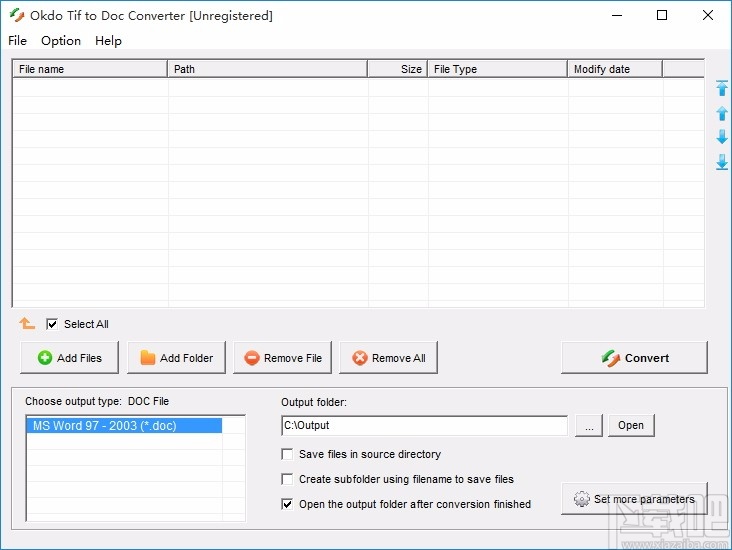 Okdo Tif to Doc Converter(Tif转Doc工具)