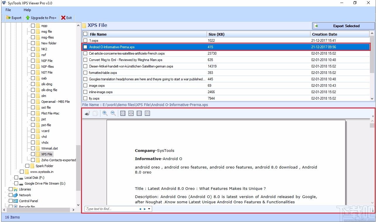 SysTools XPS Viewer(XPS查看器)