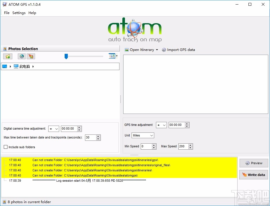 ATOM GPS(照片地理标记)