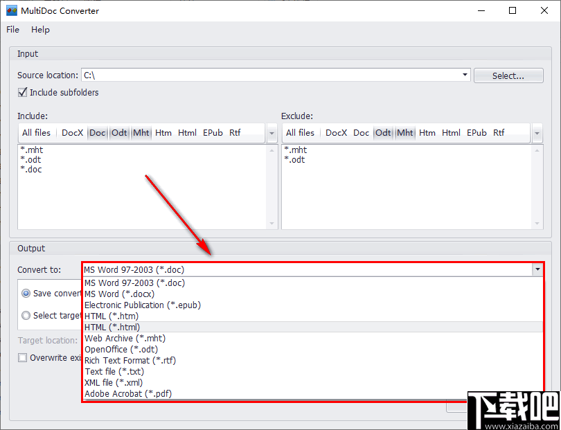 MultiDoc Converter(文档格式批量转换器)