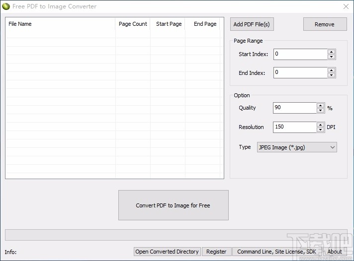 Free PDF to Image Converter(免费PDF到图像转换器)