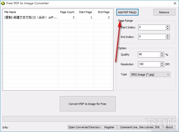 Free PDF to Image Converter(免费PDF到图像转换器)