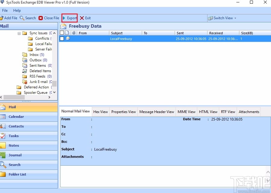 SysTools Exchange EDB Viewer(EDB邮件查看器)