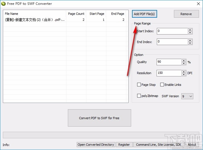 Free PDF to SWF Converter(免费PDF转SWF转换器)