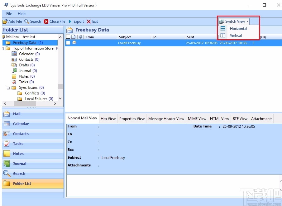 SysTools Exchange EDB Viewer(EDB邮件查看器)