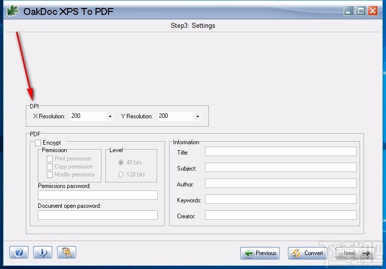 OakDoc XPS to PDF Converter(XPS转PDF转换器)