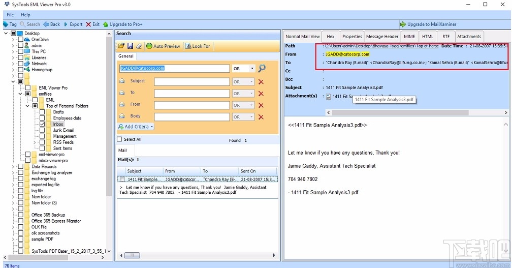 SysTools EML Viewer Pro(EML邮件查看器)