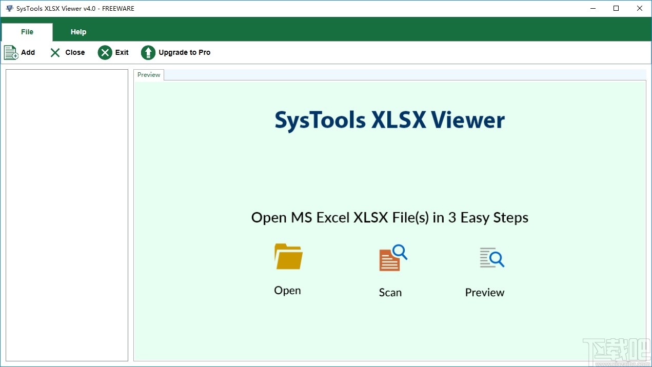 SysTools XLSX Viewer(Excel查看器)