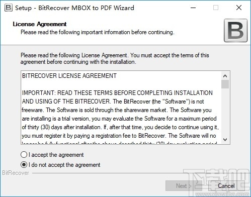 BitRecover MBOX to PDF Wizard(文件格式转换工具)