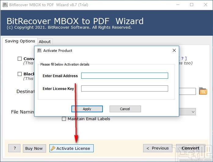 BitRecover MBOX to PDF Wizard(文件格式转换工具)