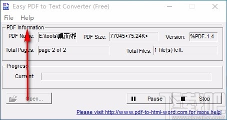 Easy PDF to Text Converter(免费PDF转Text转换器)