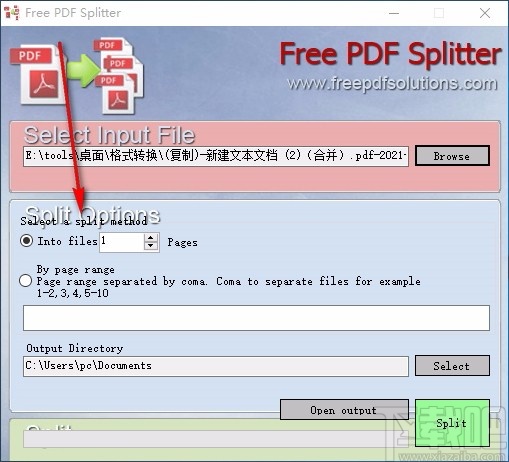 Free PDF Splitter(免费pdf分割器)