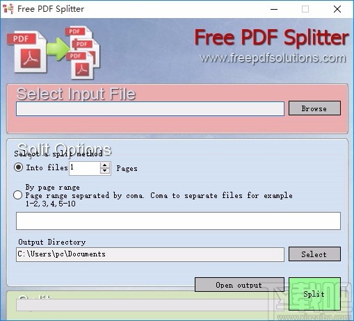 Free PDF Splitter(免费pdf分割器)