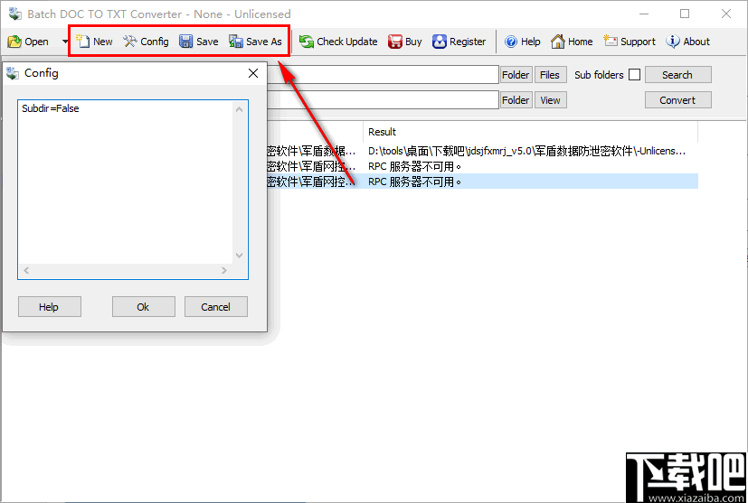 Batch DOC TO TXT Converter(doc转TXT工具)