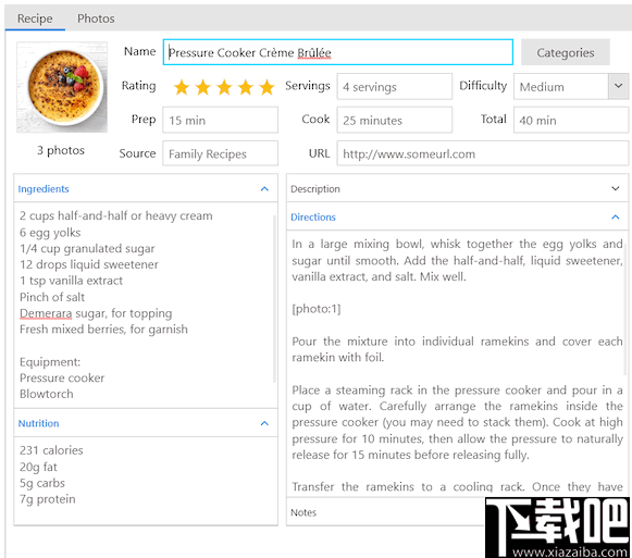 Paprika Recipe Manager(食谱管理软件)