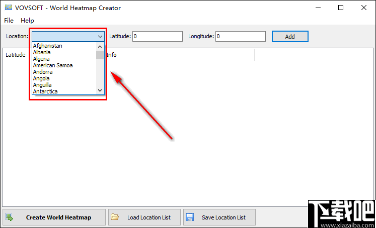 vovsoft World Heatmap Creator(地理热图创建工具)