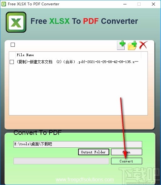 Free Xlsx to Pdf Converter(免费Xlsx转PDF转换器)