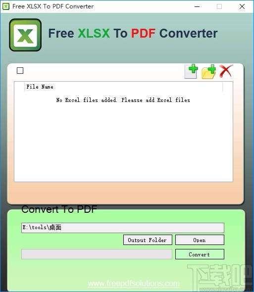 Free Xlsx to Pdf Converter(免费Xlsx转PDF转换器)