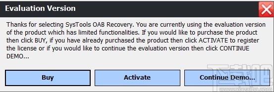 SysTools OAB Recovery(OAB数据恢复软件)