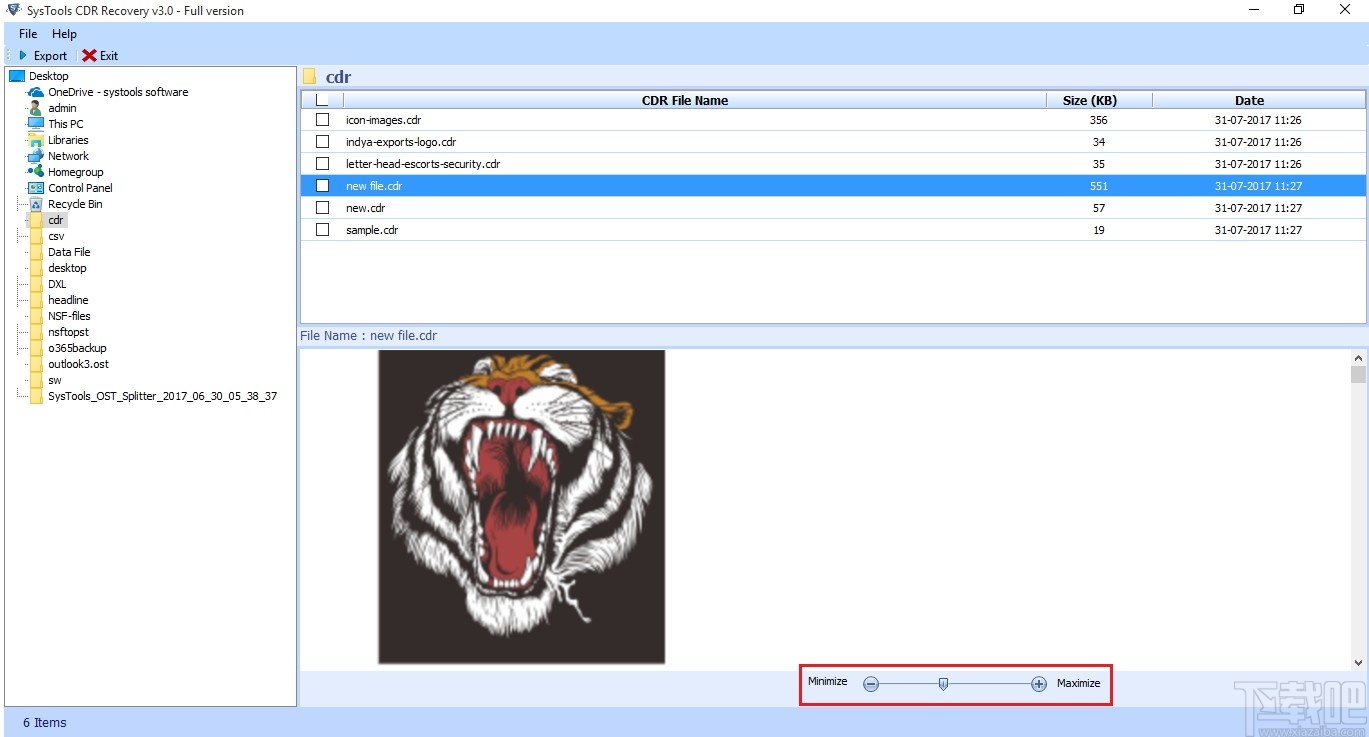 SysTools CDR Recovery(CDR文件修复工具)