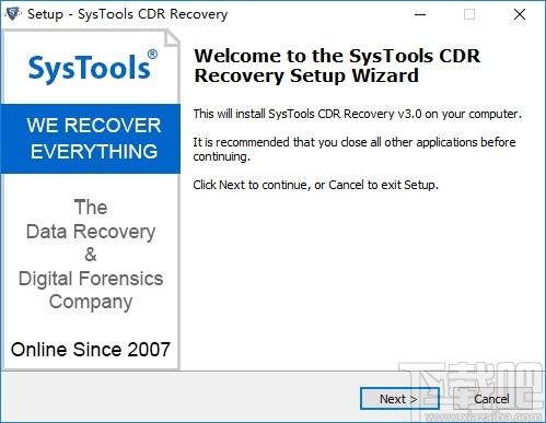 SysTools CDR Recovery(CDR文件修复工具)