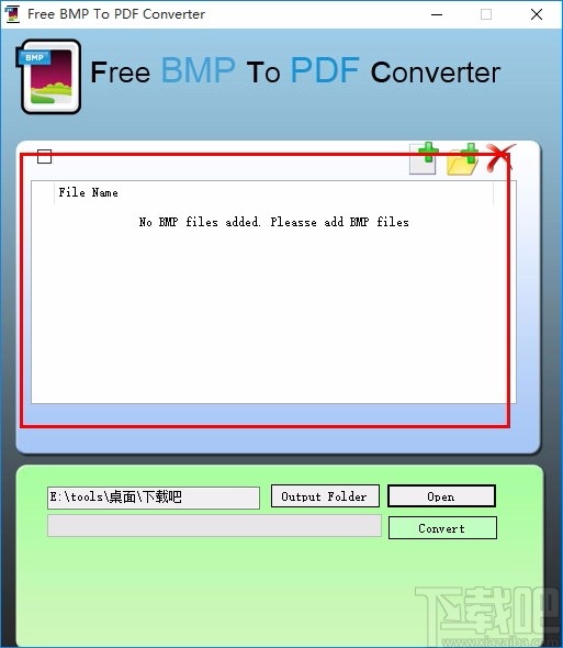 Free BMP to PDF Converter(免费BMP转PDF转换器)