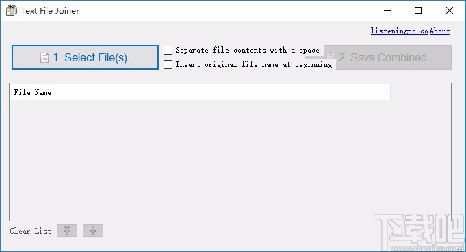 Text File Joiner(txt文件合并器)