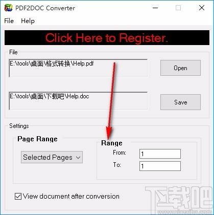 PDF2DOC Converter(PDF转DOC转换器)