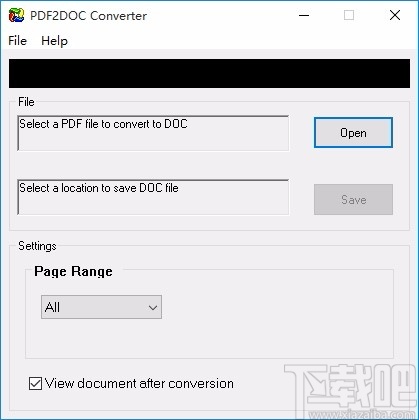 PDF2DOC Converter(PDF转DOC转换器)